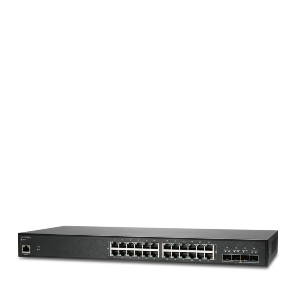 0000909 sonicwall switch sws14 24fpoe with wireless network manager and support